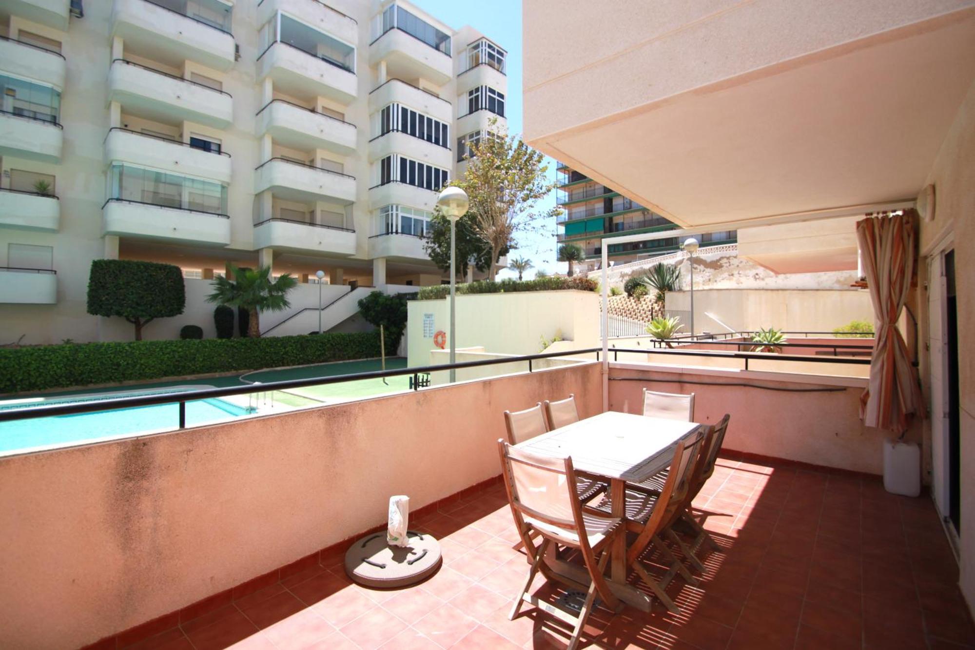 Apartamento Casaturis En Los Arenales Del Sol Ar102 Con Terraza Y Piscina Eksteriør billede